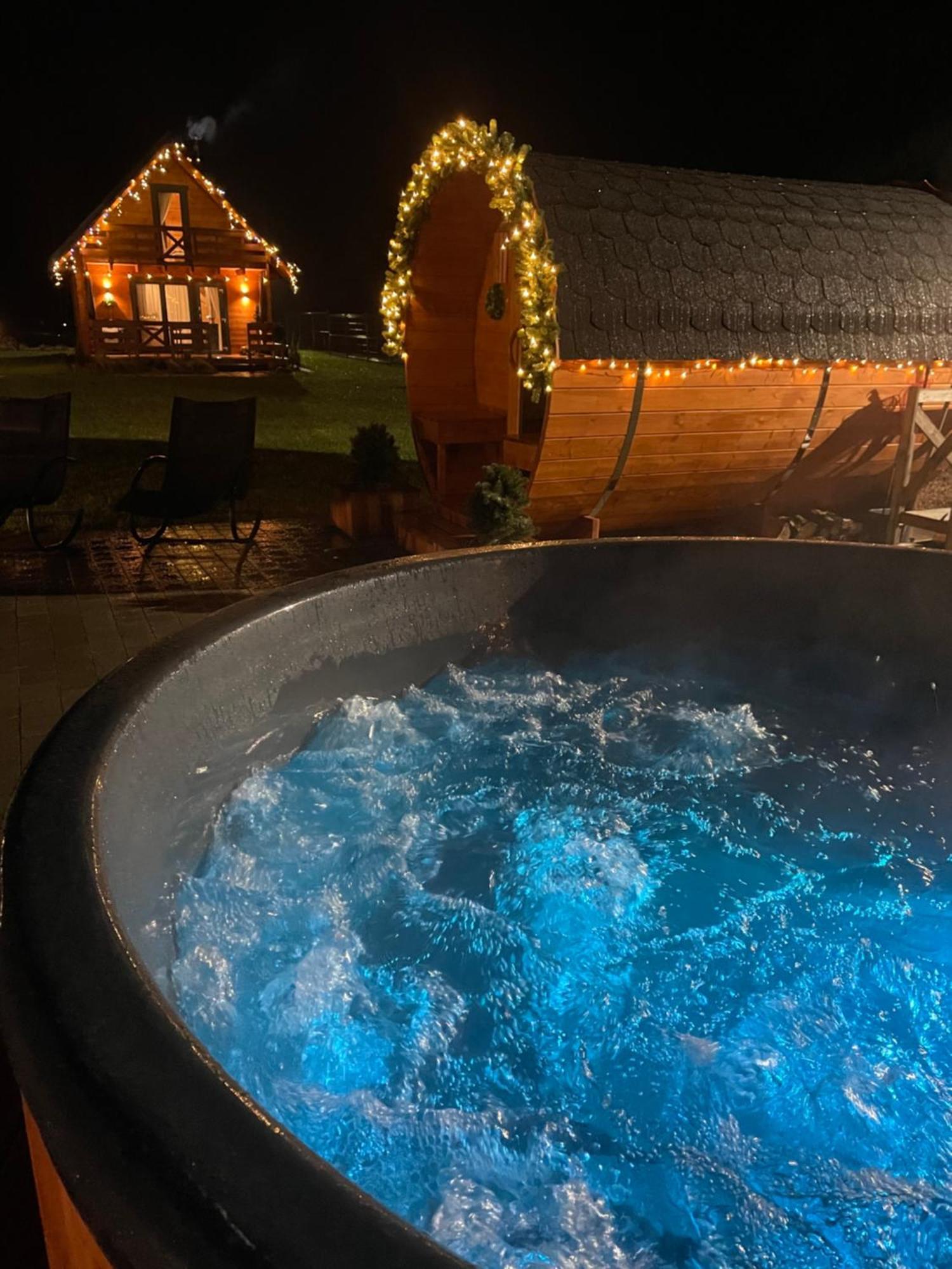 Holiday home Lesna Osada -dominikowo -sauna , Balia